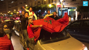 Après la qualification du Maroc au Mondial-2022: Scènes de liesse dans les villes marocaines Après la qualification du Maroc au Mondial-2022: Scènes de liesse dans les villes marocaines