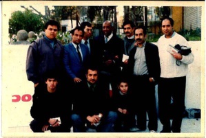 La presse sportive de Tanger avec la perle noire, Larbi Benmbarek. La presse sportive de Tanger avec la perle noire, Larbi Benmbarek.