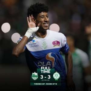Coupe du Trône / RBM-RCA (3-3, tab: 2-4 ) : Le Raja qualifié, dans le suspense, pour affronter le Wydad Coupe du Trône / RBM-RCA (3-3, tab: 2-4 ) : Le Raja qualifié, dans le suspense, pour affronter le Wydad
