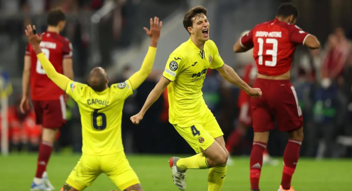 Ligue des champions UEFA  : Villarreal surprend le Bayern et rejoint la demi-finale (1-0 et 1-1)