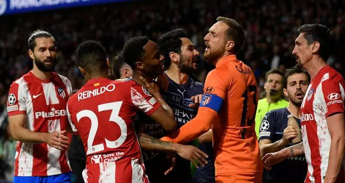 Ligue des champions / Atletico vs Manchester City (0-0 / 1-0) :  Les Mancuniens en demi-finale après un match tendu et une bagarre générale dans le tunnel