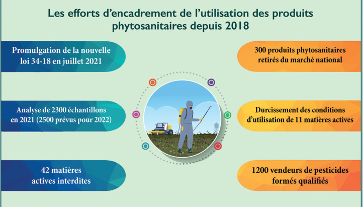 Contrôle des pesticides et insecticides : Efforts importants, mais peut mieux faire !