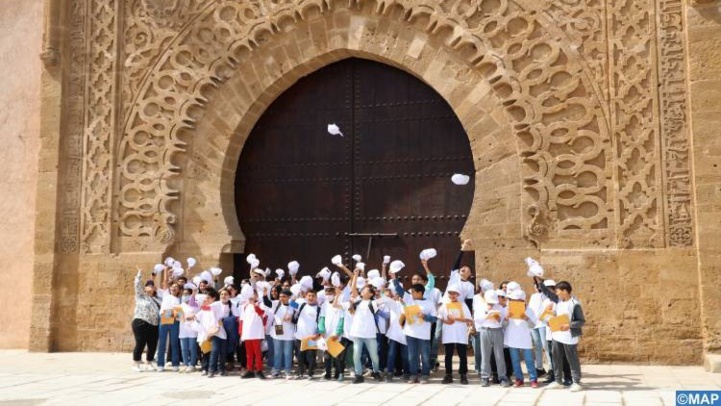 Rabat : Des collégiens à la découverte de monuments historiques
