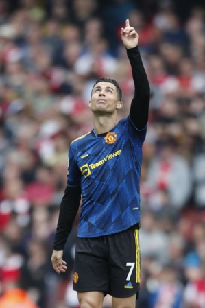 Premier League : Le 100ème but de Ronaldo en championnat anglais célébré discrètement