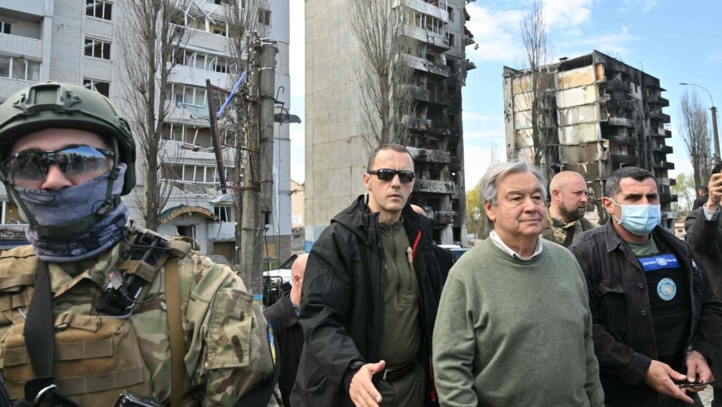 Guerre en Ukraine : Poursuite des frappes russes, Guterres à Moscou et Kiev Guerre en Ukraine : Poursuite des frappes russes, Guterres à Moscou et Kiev