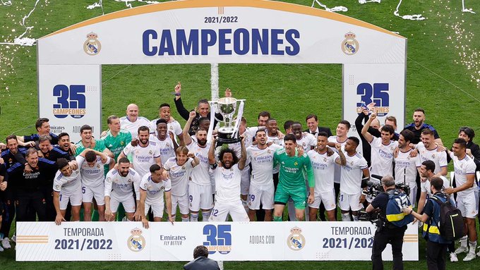 Liga : Le Real champion 2021-2022