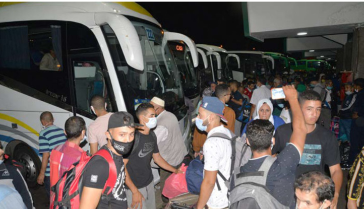 Aid Al-Fitr: quand les gares routières sont prises d'assaut Aid Al-Fitr: quand les gares routières sont prises d'assaut