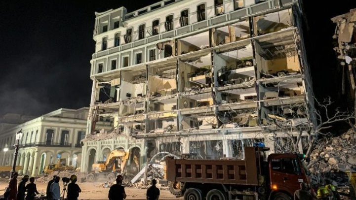 Cuba : Une explosion dans un hôtel fait 32 morts Cuba : Une explosion dans un hôtel fait 32 morts