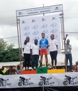 Tour international cycliste du Bénin: Adil Al-Arbaoui remporte le Grand Prix de Cotonou 2022, Achraf Ed-Doghmy 3ème Tour international cycliste du Bénin: Adil Al-Arbaoui remporte le Grand Prix de Cotonou 2022, Achraf Ed-Doghmy 3ème