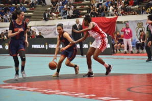 Coupe du Trône de Basket-ball (Finale/Dames) : Le Kawkab de Marrakech remporte le titre aux dépens de Majd de Tanger Coupe du Trône de Basket-ball (Finale/Dames) : Le Kawkab de Marrakech remporte le titre aux dépens de Majd de Tanger