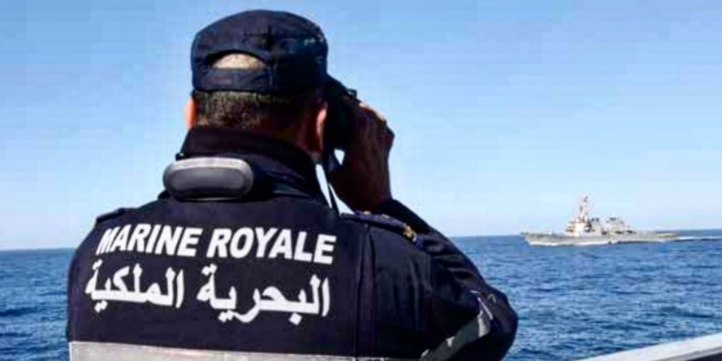 221 candidats à l'immigration irrégulière secourus par la marine marocaine 221 candidats à l'immigration irrégulière secourus par la marine marocaine