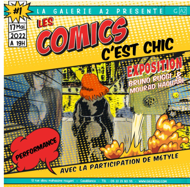 Casablanca : Les Comics débarquent à la Galerie A2 !