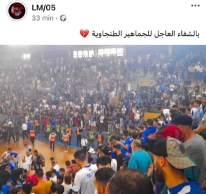 Basket / Play-Off : Effondrement d’une poutre de fer à la salle couverte à Tanger Basket / Play-Off : Effondrement d’une poutre de fer à la salle couverte à Tanger