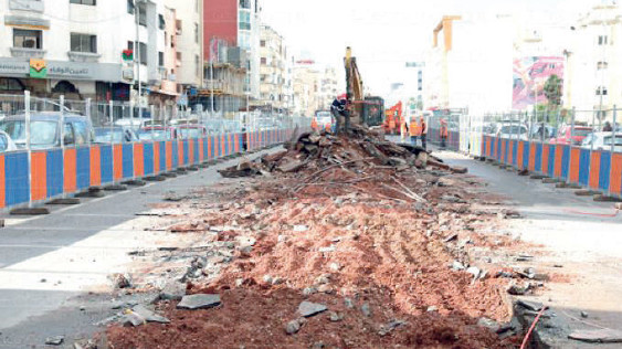 Travaux du Busway : Perturbation de la circulation à Casablanca Travaux du Busway : Perturbation de la circulation à Casablanca