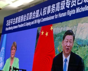 Chine / Droits de l'Homme :  Xi Jinping défend son bilan devant Bachelet
