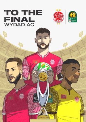 Finale de la Ligue des champions:  La CAF retrace le parcours du Wydad par des images expressives
