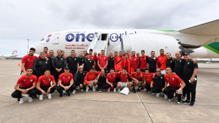 Match amical :  L’équipe nationale s’est envolée vers les Etats Unis d’Amérique