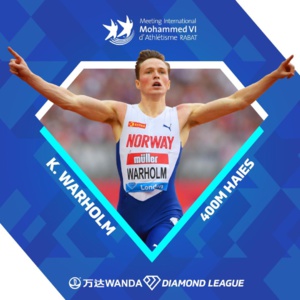 Athlétisme : Le Meeting international Mohammed VI de Rabat, théâtre du retour du prodige norvégien Warholm Athlétisme : Le Meeting international Mohammed VI de Rabat, théâtre du retour du prodige norvégien Warholm