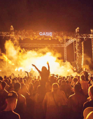 Vue de l’une des scènes de l’Oasis Festival 2019. Vue de l’une des scènes de l’Oasis Festival 2019.