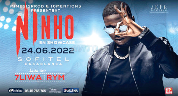 Casablanca : Ninho en concert le 24 juin Casablanca : Ninho en concert le 24 juin