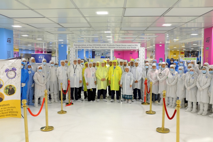 STMicroelectronics : Inauguration d'une nouvelle ligne de production à Bouskoura
