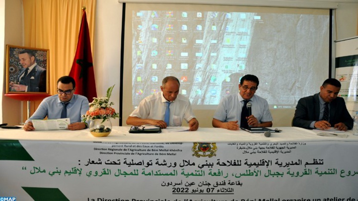 Béni Mellal / DPA : Bilan d'étape du Projet de développement rural des montagnes Béni Mellal / DPA : Bilan d'étape du Projet de développement rural des montagnes