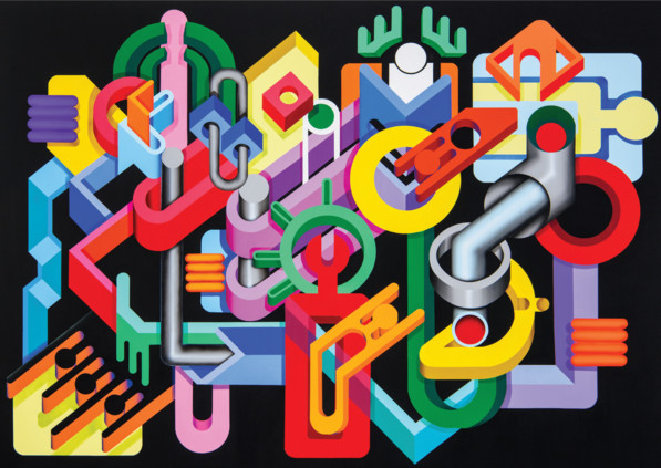 Emptiness 22, acrylique sur toile, 200 x 280 cm, 2022. Emptiness 22, acrylique sur toile, 200 x 280 cm, 2022.