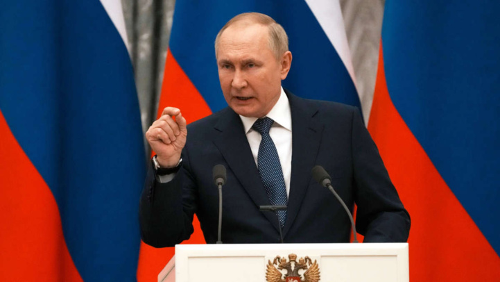 Guerre d’Ukraine : Poutine fustige l’ « arrogance » des Occidentaux