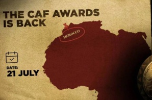 La cérémonie des CAF Awards, le 21 juillet au Maroc La cérémonie des CAF Awards, le 21 juillet au Maroc