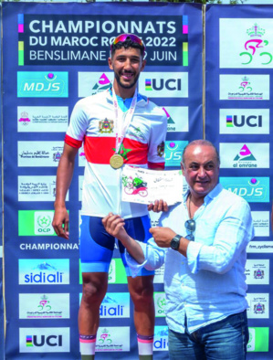Cyclisme : Achraf Doghmi remporte le titre du Championnat du Maroc