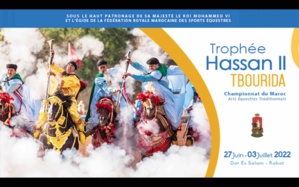 Trophée Hassan II : Cette édition est la première après l'inscription de la Tbourida sur la Liste représentative du patrimoine culturel immatériel de l’humanité de l’UNESCO Trophée Hassan II : Cette édition est la première après l'inscription de la Tbourida sur la Liste représentative du patrimoine culturel immatériel de l’humanité de l’UNESCO