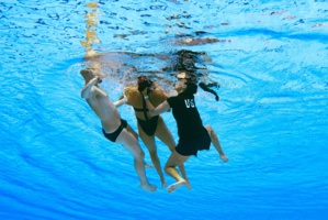 Mondiaux de natation à Budapest: Une nageuse sauvée par son coach de la noyade