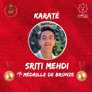 Jeux méditerranéens (Oran-2022) : Trois médailles de bronze pour les karatékas marocains