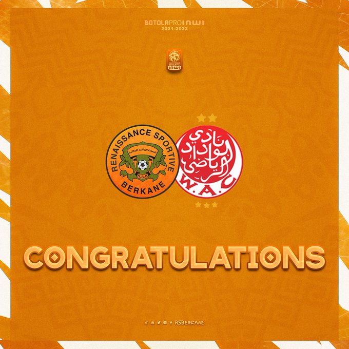 Sacre du Wydad : Les félicitations ‘’se bousculent’’ ! Sacre du Wydad : Les félicitations ‘’se bousculent’’ !