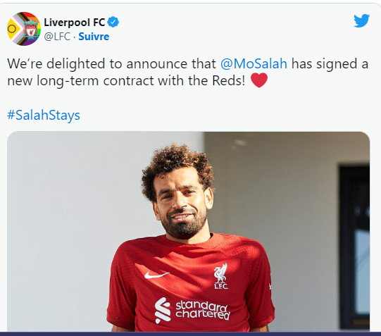 Liverpool  : Mané parti, Salah reste !