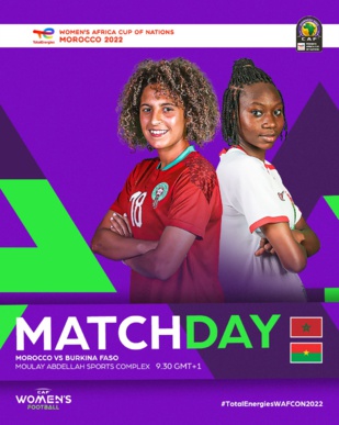 CAN Féminine 2022 :  Ce soir, ‘’Maroc-Burkina Faso’’ en ouverture arbitré par la  Rwandaise Salima Mukansanga (21h30) 