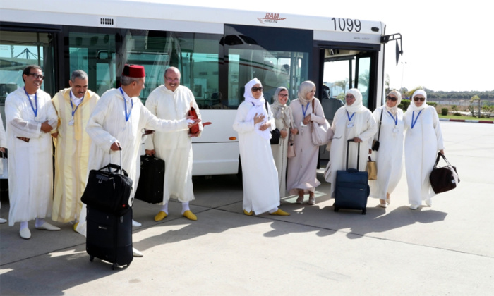 Départ de la délégation officielle marocaine pour le Hajj 1443 H