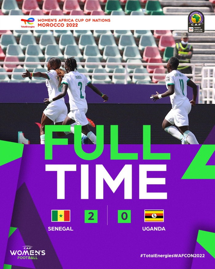 CAN féminine / Maroc 2022 : Le Sénégal bat l’Ouganda (2-0), le Cameroun et la Zambie dos à dos (0-0) CAN féminine / Maroc 2022 : Le Sénégal bat l’Ouganda (2-0), le Cameroun et la Zambie dos à dos (0-0)