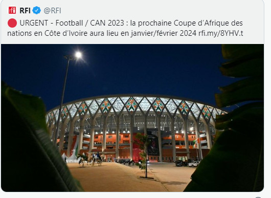 CAN 2023 : Elle aura lieu au début de 2024 CAN 2023 : Elle aura lieu au début de 2024