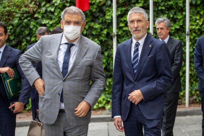 Fernando Grande Marlaska en visite au Maroc suite au drame de Nador