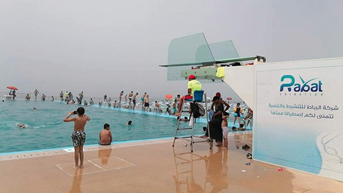 Rabat : La grande piscine a rouvert ses portes