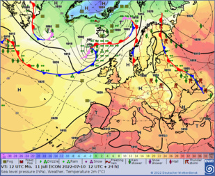 Une nouvelle vague de chaleur frappe l’Europe Une nouvelle vague de chaleur frappe l’Europe