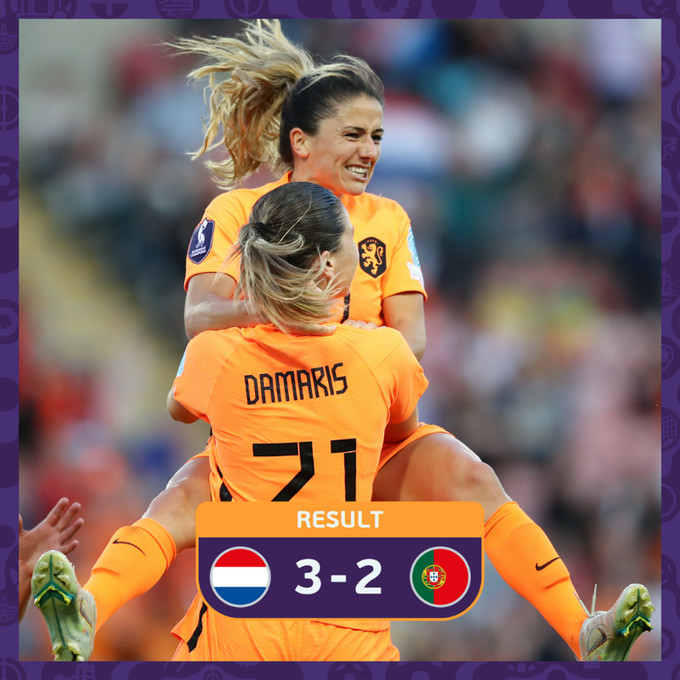 Euro féminin 2022 : Les Pays bas en tête du groupe C Euro féminin 2022 : Les Pays bas en tête du groupe C