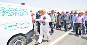 Rabat : Abdallah Stouky inhumé au cimetière Chouhada Rabat : Abdallah Stouky inhumé au cimetière Chouhada