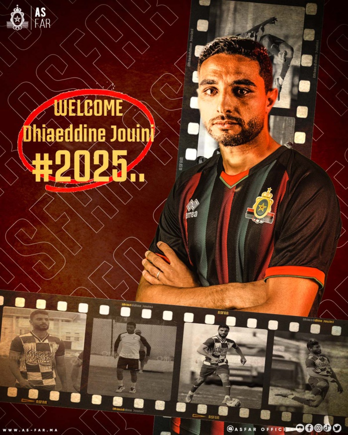 Mercato de L’AS FAR :  Derrag, Naji, Assout, Jouini et prolongement de Neffati