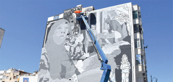 Jidar-Rabat : La 7ème édition s’achève par un bilan de neuf nouvelles oeuvres d’envergure Jidar-Rabat : La 7ème édition s’achève par un bilan de neuf nouvelles oeuvres d’envergure