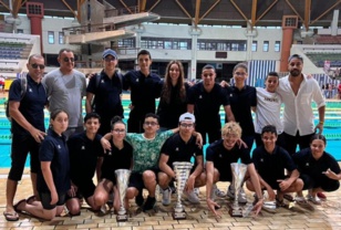 L'équipe de l'U.S.Cheminots avec leur belle moisson. L'équipe de l'U.S.Cheminots avec leur belle moisson.