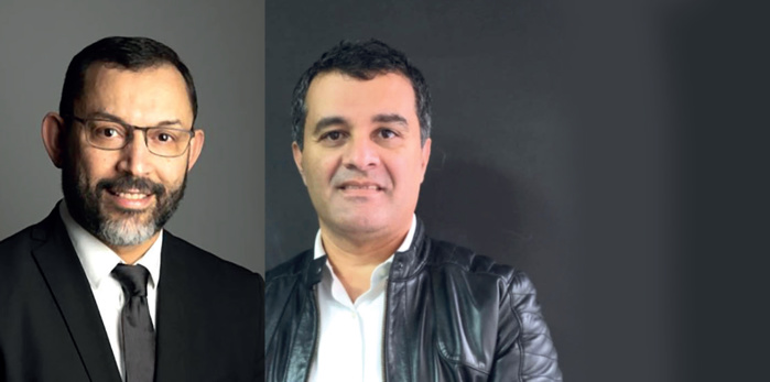 De gauche à droite : Zoubeir Lafhaj et Hassan Jaï, partenariat franco-marocain pour la promotion de la Construction 4.0. De gauche à droite : Zoubeir Lafhaj et Hassan Jaï, partenariat franco-marocain pour la promotion de la Construction 4.0.