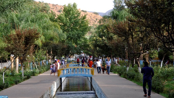 Béni Mellal / Parc de Tamda : Un îlot de fraîcheur par temps de canicule Béni Mellal / Parc de Tamda : Un îlot de fraîcheur par temps de canicule