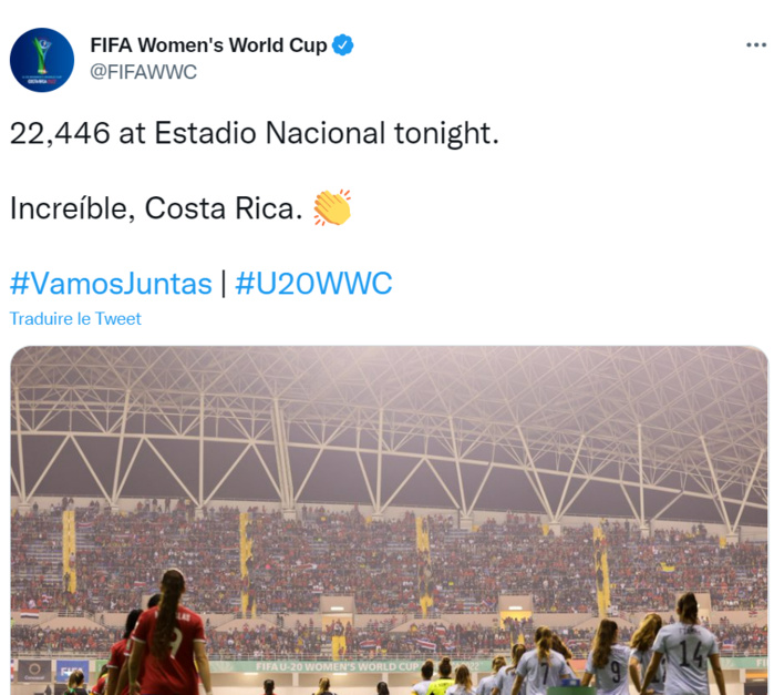 Mondial féminin Costa-Rica 2022 (BeIN Sports) :  Le Costa-Rica ne jouera pas les quarts après deux défaites consécutives